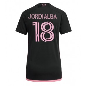 Maillot de foot Inter Miami Jordi Alba #18 Extérieur Femmes 2023-24 Manches Courte